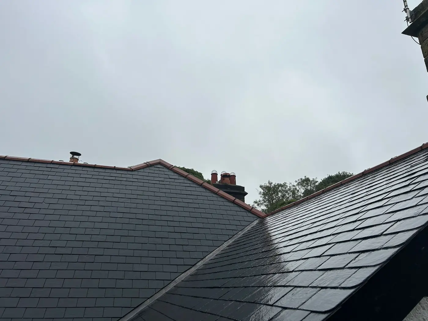 VM Roofing project — Slate Roofing